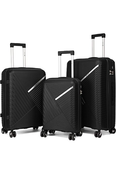 Home Smart HomeSmart Xplorer Premium Luggage Set, 3-Piece (PP) Hard shell Sui...