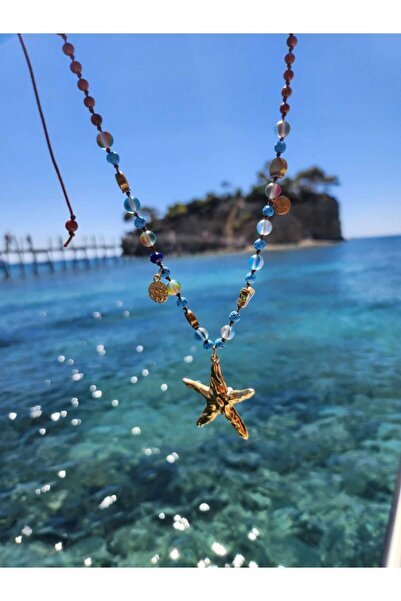 Handmade Κολιέ με αστερία