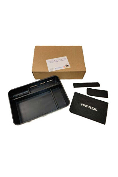 Alayjah Central Armrest Console Tray Organizer Storage Box For Nissan Patrol ...