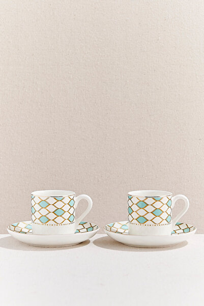 Paşabahçe Eye Porcelain Cup Set of 2, Cup