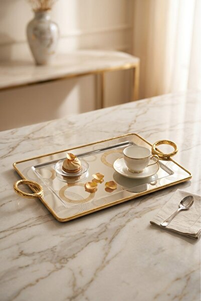 Gifts and More Hacı Ali Small Metal Tray 24 X 43 cm