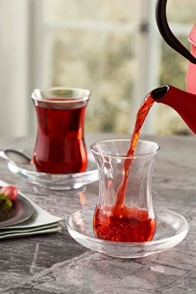 Paşabahçe Üsküdar Tea Set of 6, Stylish Tableware Set