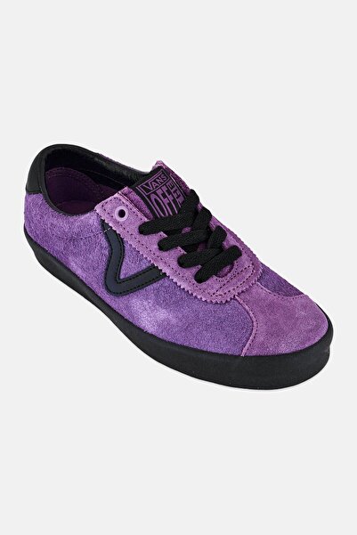 Vans حذاء رياضي للأطفال الأولاد برباط منخفض للاستخدام الخارجي، باللون الأرجواني