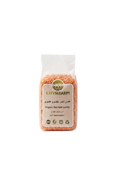 Cityfarm Yumurta Red Lentils Split 400g from City Bio Farm