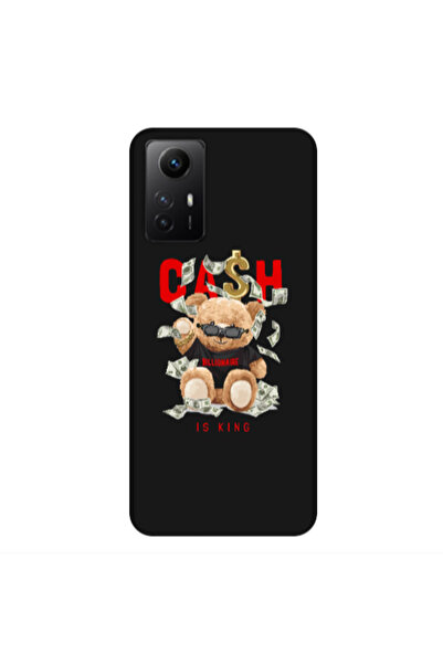 Other Xiaomi Redmi Note 12s Cash is king Black Colored Silicone TPU Θήκη