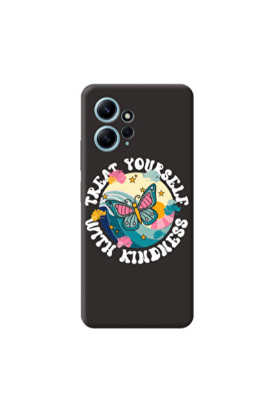 Other Xiaomi Redmi Note 12 4G Kindless Yourself Black Colored Silicone TPU Θήκη