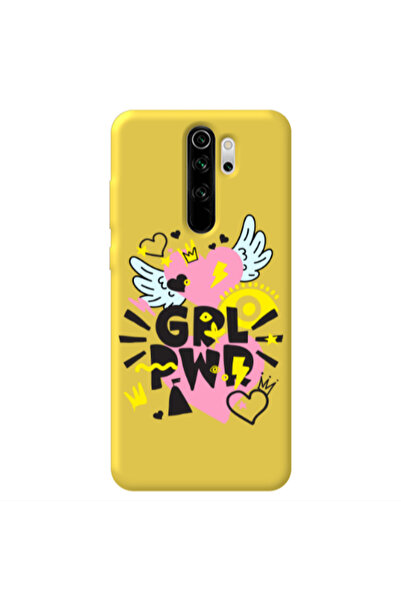 Other Xiaomi Redmi Note 8 Pro Grl Pwr Yellow Colored Silicone TPU Θήκη