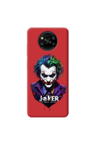 Other Xiaomi Poco X3 /X3 Pro Le amer Joker Red Colored Silicone TPU Θήκη