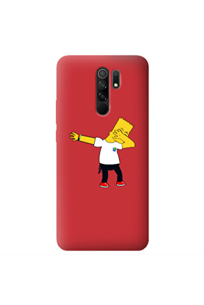 Other Xiaomi Redmi 9 Simpsons2 Red Colored Silicone TPU Θήκη