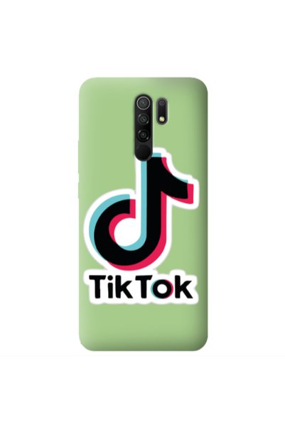 Other Xiaomi Redmi 9 Tik Tok Light Green Colored Silicone TPU Θήκη