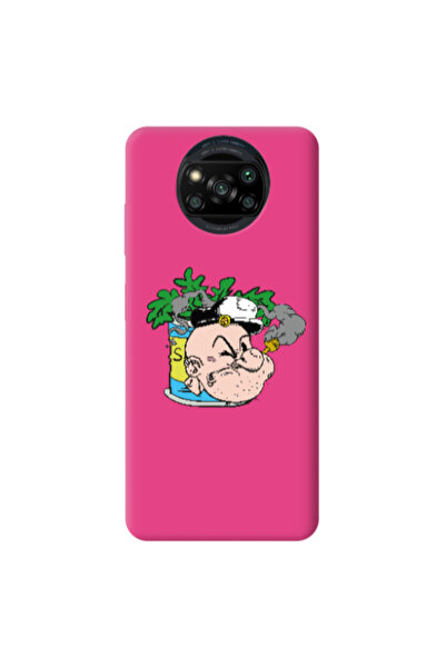 Other Xiaomi Poco X3 /X3 Pro Popeye Fuchsia Colored Silicone TPU Θήκη