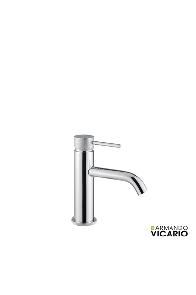 VICARIO Μπαταρία Νιπτήρα με Βαλβίδα Clic-Clac Βιομηχανικό Χρώμιο 512010-100