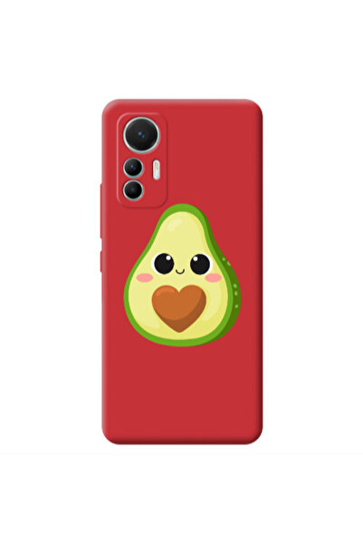 Other Xiaomi Mi 12 Lite Baby avocado Red Colored Silicone TPU Θήκη