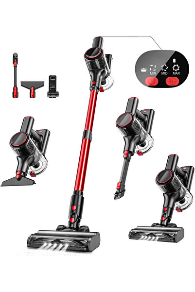 SINCHER A27R Cordless Vacuum Cleaner, 8-in-1 Vacuum Cleaners for Home, 40Mins...