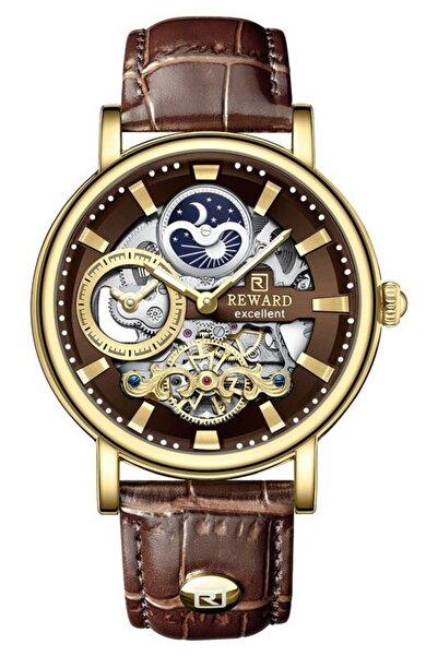 Reward Rd334019M Automatic Men's Wristwatch with Leather Strap