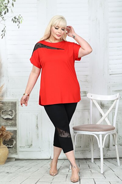 xlargebutik Plus Size Clothing Leggings Set Awesome Design Fully Stretchable ...