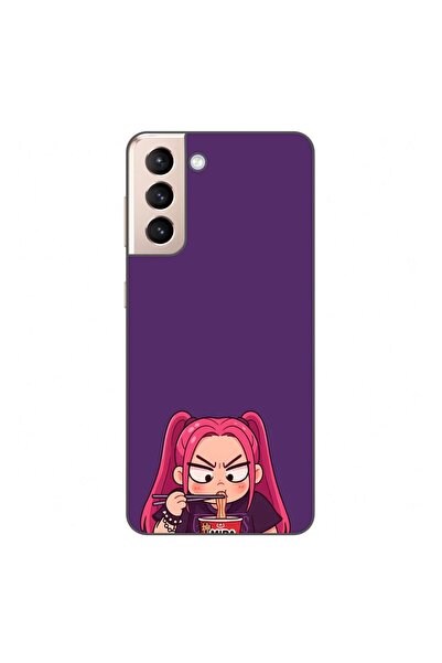 OEM Husa compatibila cu Samsung Galaxy S21+ Plus Silicon Model KPop Demon Hun...
