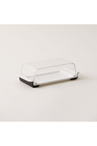 Oxo plastic wide butter dish server, 226g, 7.9"* 3.7"* 2.4"
