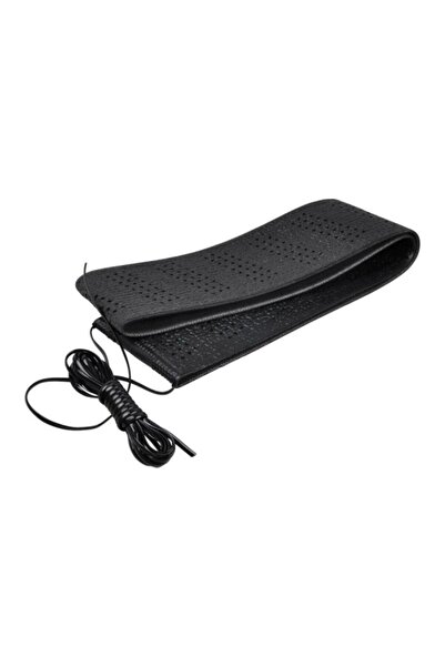 AUTOMAX Husa volan cu snur Neagra , material cauciucat, diametru 37-39cm