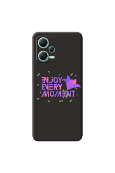 Other Xiaomi Redmi Note 12 Pro 5G Enjoy Every Moment Black Colored Silicone T...