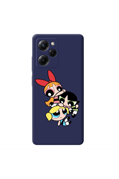 Other Xiaomi Poco X5 Pro Powerpuff Dark blue Colored Silicone TPU Θήκη