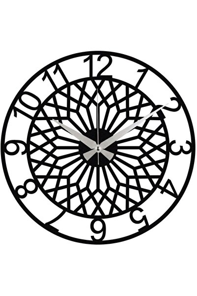 Wallity Ρολόι Τοίχου Enzoclock 279ENZ1409 D48cm Μαύρο
