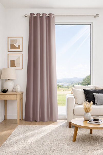 Premier Home Ametist Blackout Pink Purple Background Curtain 260X270 1X3 Pile