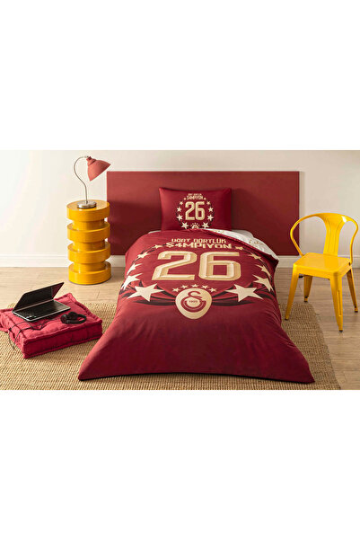 Taç Licensed Galatasaray 26Th Championship Cotton Single Duvet Cover Set