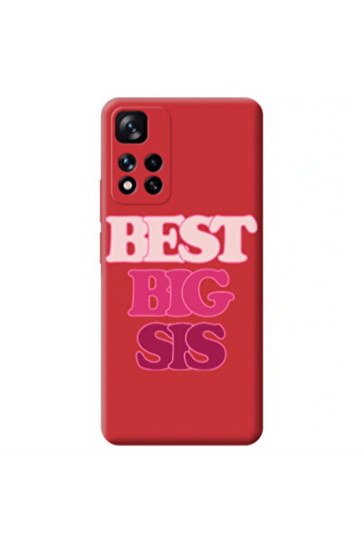 Other Xiaomi Redmi Note 11 Pro 5G Be Creative Red Colored Silicone TPU Θήκη