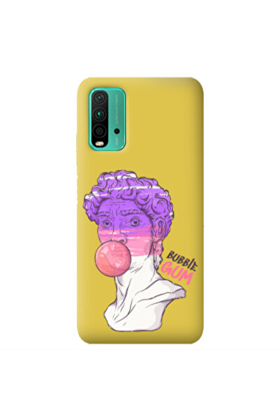 Other Xiaomi Poco M3 Pin Bubble Yellow Colored Silicone TPU Θήκη