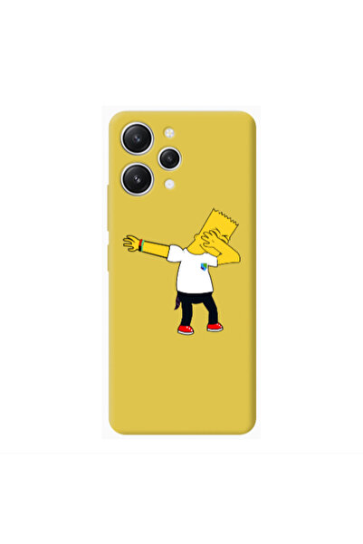 Other Xiaomi Redmi 12 Simpsons2 Yellow Colored Silicone TPU Θήκη