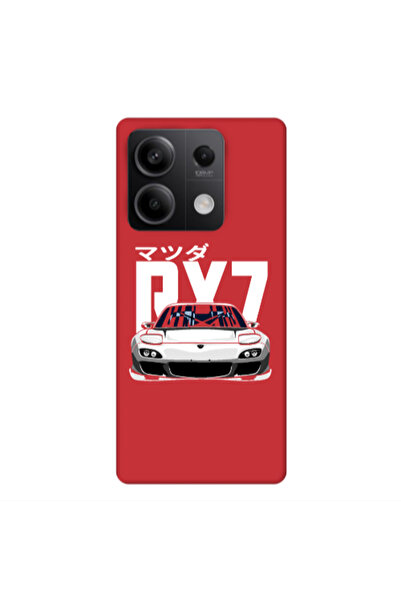 Other Xiaomi Redmi Note 13 5G Car Rx7 Red Colored Silicone TPU Θήκη