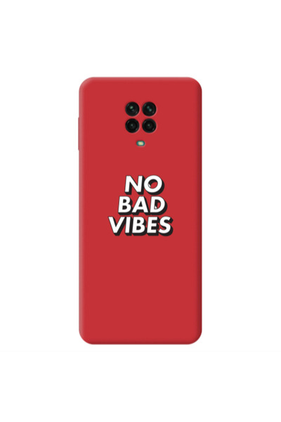 Other Xiaomi Redmi Note 9 Pro No bad vibes Red Colored Silicone TPU Θήκη