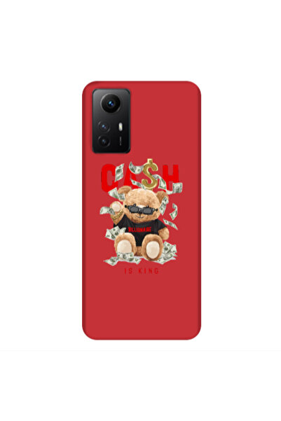 Other Xiaomi Redmi Note 12s Cash is king Red Colored Silicone TPU Θήκη