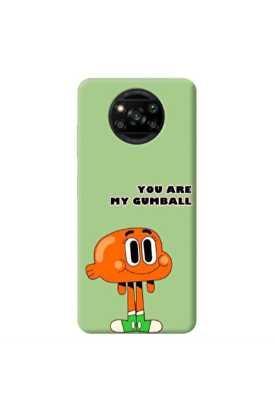 Other Xiaomi Poco X3 /X3 Pro You are my gumball Light Green Colored Silicone ...