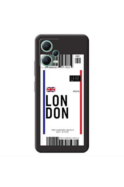 Other Xiaomi Redmi Note 12 Pro 5G London Arrival Black Colored Silicone TPU Θήκη