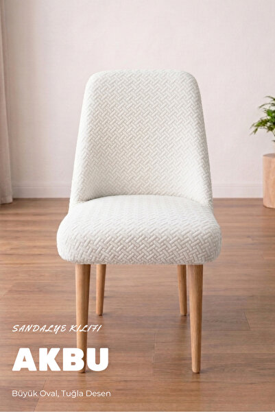 AKBU Chair Cover, a Quality Kitchen Large Oval Chair Cover, Washable, Elastic...