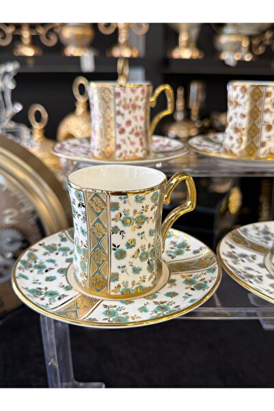 LOKMAN ZÜCCACİYE SHOWROOM Acar Plus Wilmot Colorful Gold Gilded Luxury Porcel...
