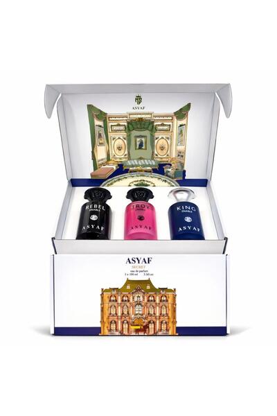asyaf مجموعة سكريت السيف ( 3 100مل ) | عطر للجنسين | مسكي فاخر | رائحة مميزة ...