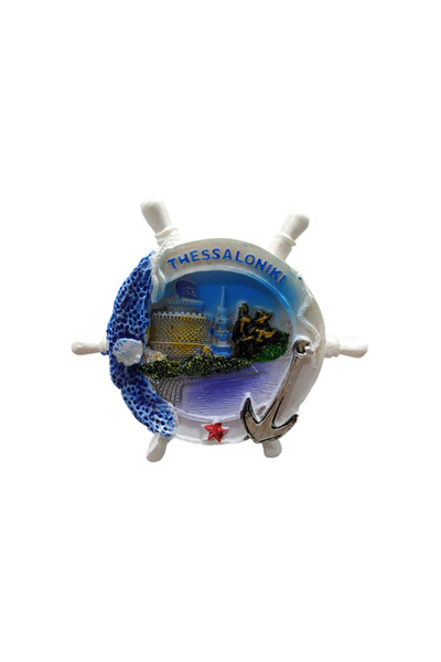 Tradesor Tουριστικό μαγνητάκι Souvenir - Σετ 12pcs - Resin Magnet - Thessalon...