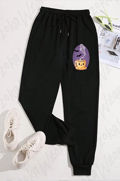 ZOKAWEAR Unisex Haunted Halloween Printed Sweatpants