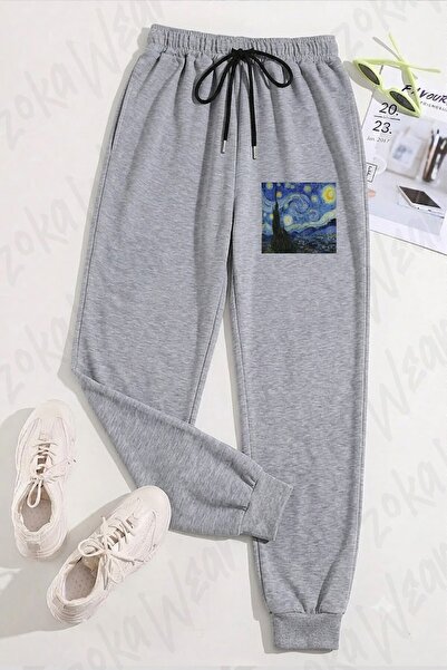 ZOKAWEAR Unisex Starry Night, Φούτερ με στάμπα του Βίνσεντ Βαν Γκογκ