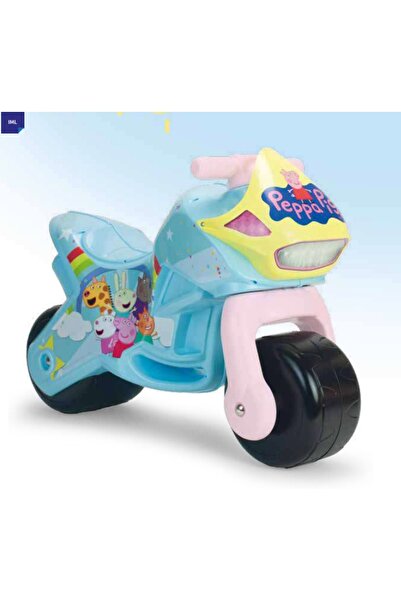 Injusa Motocicleta pentru copii tip ride-on, Peppa Pig, fara pedale, stabil s...
