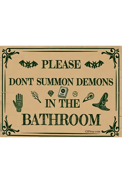Choice3 HELLOYOUNG TYA0397-03-30x40cm Attacking Cat Warning Sign - Vintage Al...