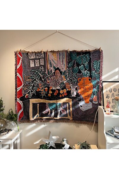 Choice3 130 160cm vase Henri Matisse French Artist Tapestry Blanket Sofa Thro...