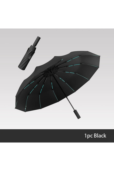 Choice6 60BONES Black 60Bones Super Windproof Umbrella All Weather Umbrellas ...