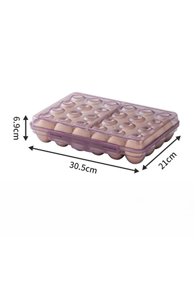 choice2 24 grids 6/15/24 Grid Egg Storage Box with Anti-collision Partition S...