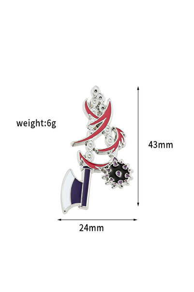 Choice3 Bandai XZ502 Demon Slayer Anime Lapel Pins Backpack Jeans Enamel Broo...