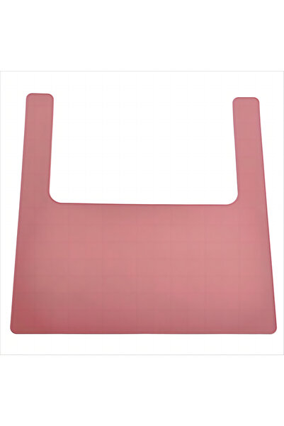 Choice 38x38cm Burgundy Children's flat silicone placemats oil and stain resi...
