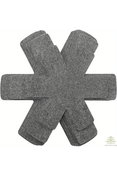 Choice grey 12 PCs/Pack Pot Divider Pad for Stackable Pot Protector, 3 Differ...